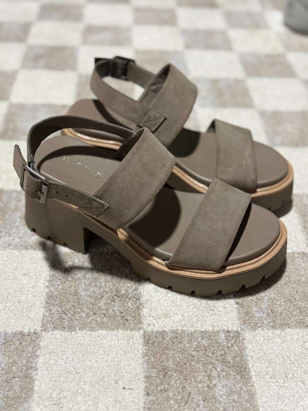 Torrid Lug Sole Heeled Sandals, 6W
